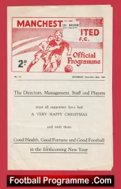 Manchester United v Sheffield United 1964 – Reserves Aston