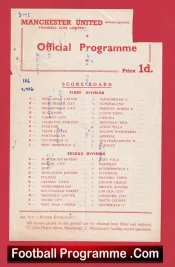 Manchester United v Newcastle United 1956 – Reserves Match + Bobby Charlton