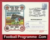 Manchester United Sammy McIlroy Autographed Signed FDC 107th Derby Match 1985