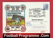 Manchester United Sammy McIlroy Autographed Signed FDC 107th Derby Match 1985