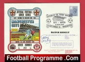 Manchester United Sammy McIlroy Autographed Signed FDC 107th Derby Match 1985