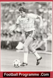Manchester United Northern Ireland Norman Whiteside Autograph Signed Press Photo