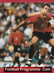 Manchester United Rio Ferdinand Signed Autograph Man Utd Footballer