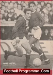 Manchester United Carlo Sartori Signed Autograph Man Utd 1960’s