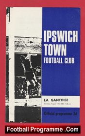 Ipswich Town v LA Gantoise 1967 – Belgium Football Team