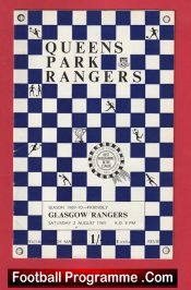 Queens Park Rangers v Glasgow Rangers 1969 – 1960s Friendly QPR