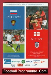 Russia v England 2007 – Russian – Plus Match Ticket