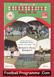 Kingstonian v Queens Park Rangers 1990 – Opening of Kingsmeadow Stadium
