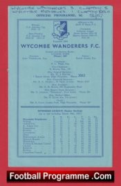 Wycombe Wanderers v Clapton 1957