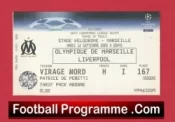 Olympique Marseille v Liverpool 2007 – Match Ticket France