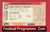 Liverpool Legends v Celebrity All Stars 2005 – Match Ticket Tsunami Disaster