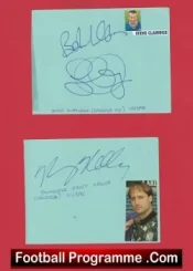 Leicester City Multi Signed Autographed Album Sheets 1990s