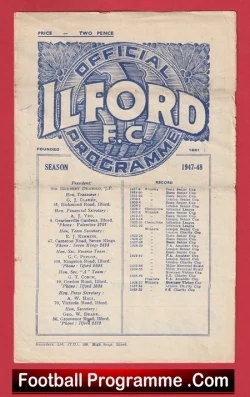  England v France 1947 - Allied International at Arsenal Football Programme .COM Football Programmes Memorabilia