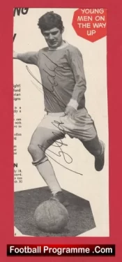 Manchester United Brian Kidd Autograph Signed Picture Man Utd