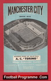 Manchester City v Torino 1961 – Denis Law in the Italy Team