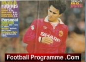 Manchester United Ryan Giggs Autographed Signed Picture + Scholes + Neville