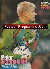 Manchester United Peter Schmeichel Signed Autographed Picture
