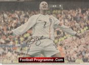 Manchester United + England David Beckham Autograph Signed Picture