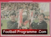Manchester United Alex Ferguson Autograph Signed Picture – Champions