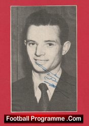 Manchester United Johnny Berry Autograph Signed Picture Man Utd Busby Babes