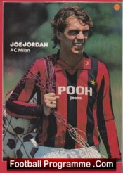 Manchester United Joe Jordan Signed Autograph Man Utd 1980s