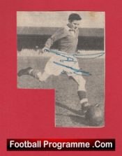 Manchester United Johnny Berry Autographed Signed Picture Man Utd Busby Babe