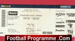  Macedonia v England 2006 - Football Match Ticket Football Programme .COM Football Programmes Memorabilia