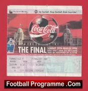 Middlesbrough v Chelsea 1998 – League Cup Final Ticket