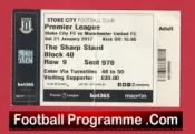 Stoke City v Manchester United 2017 – Football Ticket