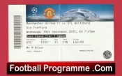 Manchester United v VFL Wolfsburg 2015 – Match Ticket