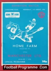 Home Farm v Manchester United 1976 – Lansdowne Road Dublin Ireland