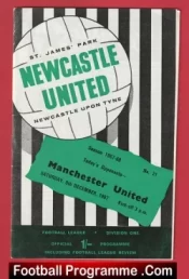 Newcastle United v Manchester United 1967 – 1960s