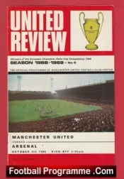 Manchester United v Arsenal 1968 – 1960s