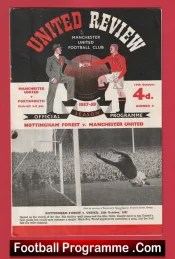 Manchester United v Portsmouth 1957 – Munich Season Man Utd