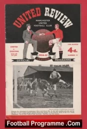 Manchester United v Everton 1955 – Replay Match – Postponed