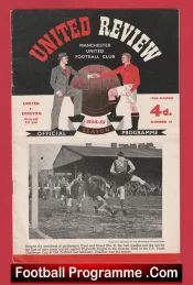 Manchester United v Everton 1955 – Replay Match – Postponed