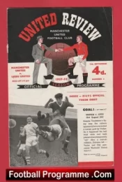 Manchester United v Leeds United 1957 – Munich Season 57/58