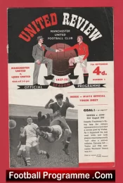 Manchester United v Leeds United 1957 – Munich Season 57/58