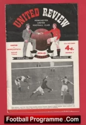 Manchester United v Newcastle United 1954 – 1950s Man Utd