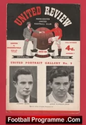 Manchester United v Huddersfield Town 1955 – Ray Wilson Debut