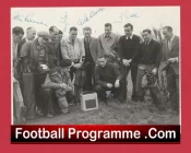 Manchester United Multi Signed Autographed Photo Man Utd 1948 Davyhulme
