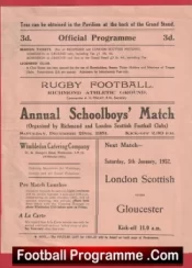 Rosslyn Park Rugby Annual Schoolboys Match Richmond 1951