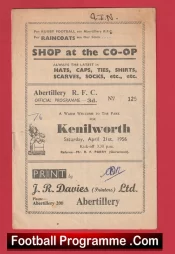Kenilworth Rugby v Abertillery 1956 – 1950s