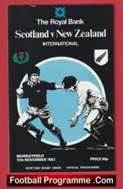 Scotland Rugby v England 1983 – Plus The Match Ticket