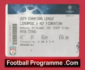 Liverpool v Fiorentina 2009 – Football Ticket