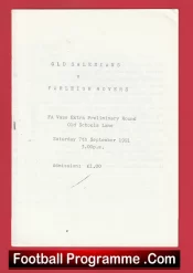 Old Salesians v Farleigh Rovers 1991 – FA Vase