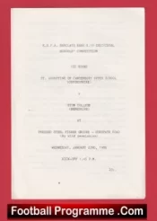 St Augustine Canterbury Oxfordshire v Eton College Berkshire 1986 – Schoolboys U19