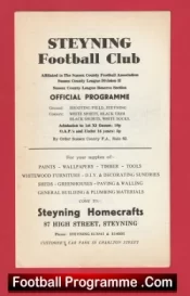Steyning v Selsey 1970s