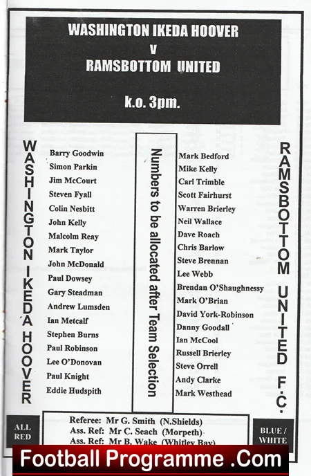 Washington v Ramsbottom United 1999 - Image 3