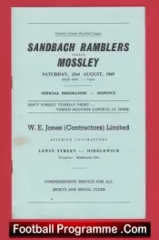 Sandbach Ramblers v Mossley 1969